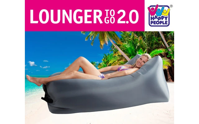 Happy People Luftsessel Lounger To-Go 2.0 Grün 4 Happy People Luftsessel Lounger To-Go 2.0 Grün – Bild 2