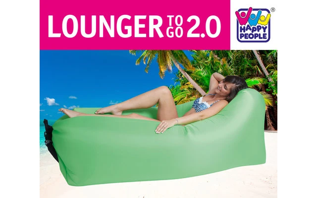 Happy People Luftsessel Lounger To-Go 2.0 Grün 5 Happy People Luftsessel Lounger To-Go 2.0 Grün – Bild 3