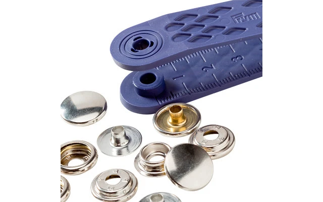 PRYM Druckknöpfe Silber 10 Stück Ø 15 Mm 4 PRYM Druckknöpfe Silber 10 Stück Ø 15 Mm – Bild 2