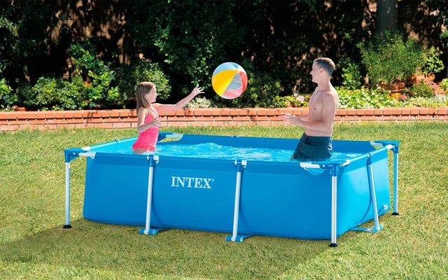Intex Pool Mini Frame Metallrahmenpool 220x150x60 Cm 3 Intex Pool Mini Frame Metallrahmenpool 220x150x60 Cm