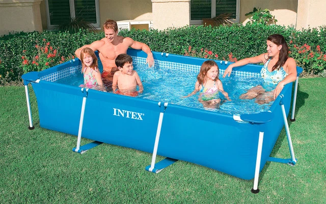 Intex Pool Mini Frame Metallrahmenpool 220x150x60 Cm 4 Intex Pool Mini Frame Metallrahmenpool 220x150x60 Cm – Bild 2