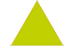 Bent Canvas Plain Single Tarp Lime Punch / Zipper Orange -Fiamma Verkäufe 251417 1783103