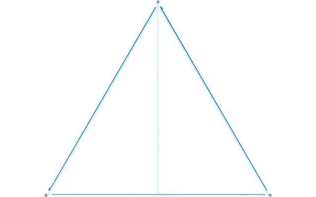 Bent Canvas Plain Single Tarp Sepia Blue / Zipper Light Blue 7 Bent Canvas Plain Single Tarp Sepia Blue / Zipper Light Blue – Bild 5