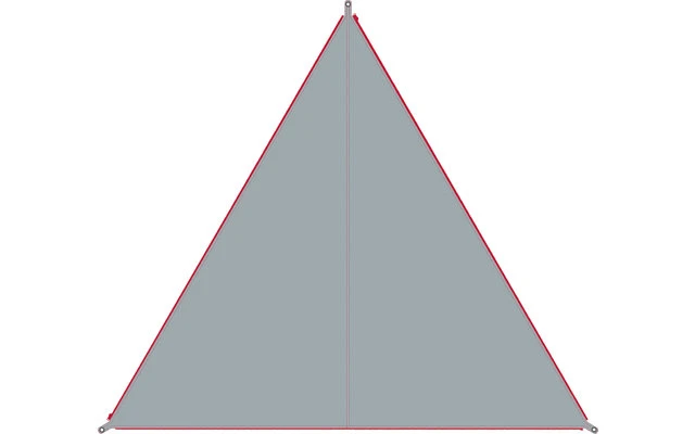 Bent Canvas Plain Single Tarp Hawaiian Ocean / Zipper Orange 8 Bent Canvas Plain Single Tarp Hawaiian Ocean / Zipper Orange – Bild 6