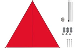 Bent Canvas Plain Set Tarp High Rise / Zipper Red -Fiamma Verkäufe 251433 1777936