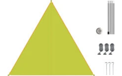 Bent Canvas Plain Set Tarp White / Zipper Light Blue -Fiamma Verkäufe 251469 1777560 1