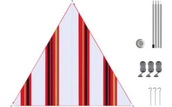 Bent Canvas Allover Set Tarp Oriental Stripe Cherry / Zipper Black -Fiamma Verkäufe 251479 2376740 1