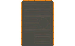 Disc-O-Bed All In One Multifunktions-Outoordecke 203 X 137 Cm