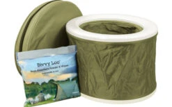 Bivvy Loo Tragbare Campingtoilette Inkl. Tragetasche Blue