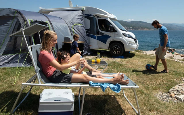 Berger Sonnenliege XL Grau 3 Berger Sonnenliege XL Grau