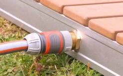 Breuer Fontana Gartendusche / Bodendusche Holz Rund -Fiamma Verkäufe 300030 2277307