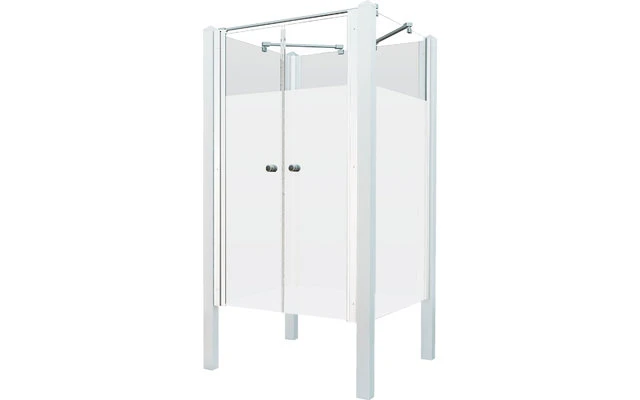 Breuer Exo Set Gartendusche / Outdoordusche Geschlossen Mit Pendeltür Weiß 3 Breuer Exo Set Gartendusche / Outdoordusche Geschlossen Mit Pendeltür Weiß