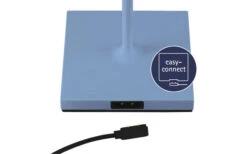 Sigor Nuindie Outdoor Akku-Tischleuchte Rund 380mm Blau -Fiamma Verkäufe 316172 2535850 3