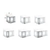 Fiamma Privacy Room / Caravanstore ZIP XL Frontpanel Für Markisenvorzelte 20 Cm -Fiamma Verkäufe 347217 2244277