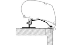 Thule Caravan Omnistor 6200 / 6300 / 9200 Markisenadapter Dachmontage 3,0 M -Fiamma Verkäufe 357770 2544086