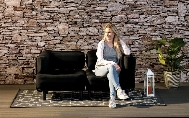 One Bar Element 1 Aufblasbarer Sessel / Sitzelement Black / Light Grey 3 One Bar Element 1 Aufblasbarer Sessel / Sitzelement Black / Light Grey