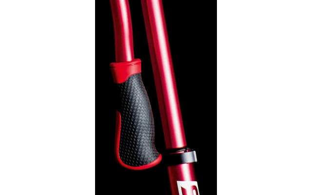 Six Degrees Aluminium Pro Klappbarer Scooter Schwarz / Rot 3 Six Degrees Aluminium Pro Klappbarer Scooter Schwarz / Rot