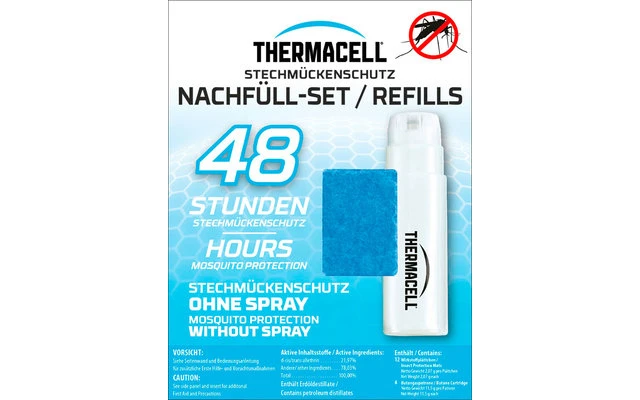 Thermacell R-4 Backpacker Nachfüllpack Für Mückenschutzgeräte Gaspatronen + Wirkstoffplättchen 3 Thermacell R-4 Backpacker Nachfüllpack Für Mückenschutzgeräte Gaspatronen + Wirkstoffplättchen