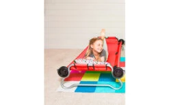 Disc-O-Bed Kid-O-Bed Einzelbett Runder Rahmen Ohne Seitentasche -Rot -Fiamma Verkäufe 376986 2274674