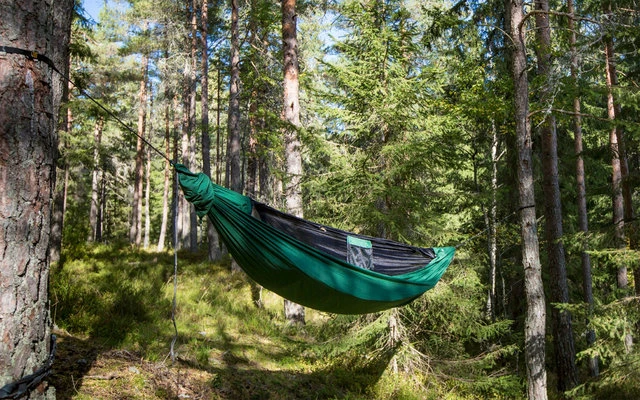 Ticket To The Moon Pro Hammock Hängematte 325 X 140 Cm Waldgrün 8 Ticket To The Moon Pro Hammock Hängematte 325 X 140 Cm Waldgrün – Bild 6