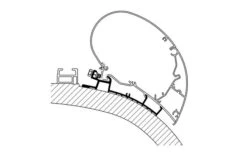 Thule Chartago Chic Adapter Für Serie 6, 3,5 M -Fiamma Verkäufe 38744 3885