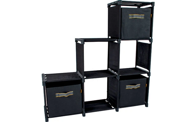 Bo-Camp Industrial Zwart Kommode Inkl. 3 Aufbewahrungsboxen 3 Bo-Camp Industrial Zwart Kommode Inkl. 3 Aufbewahrungsboxen