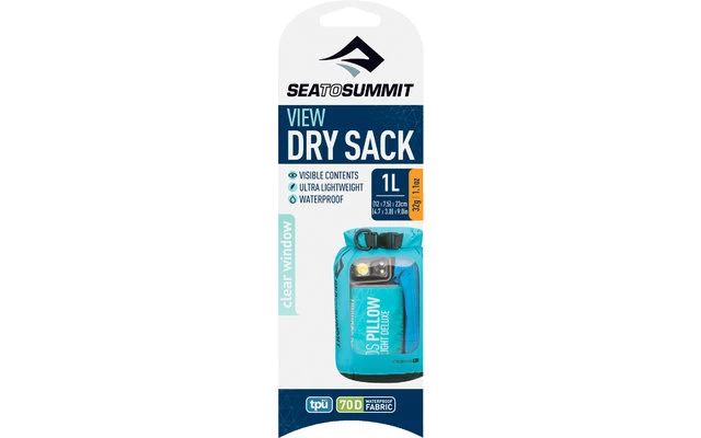 Sea To Summit View Dry Sack Trockensack 1 Liter Grün 4 Sea To Summit View Dry Sack Trockensack 1 Liter Grün – Bild 2