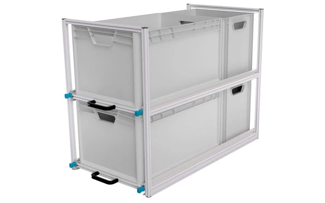 SYS-Rack Kastenwagen Heckauszug Regal-System 94 X 49 X 70 Cm 3 SYS-Rack Kastenwagen Heckauszug Regal-System 94 X 49 X 70 Cm