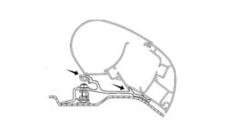 Dometic PR-Adapt Adapter Für Dachmarkisen PR 2000 Und PR 2500 4,0m 15 Dometic PR-Adapt Adapter Für Dachmarkisen PR 2000 Und PR 2500 4,0m -Fiamma Verkäufe 457443 3315962