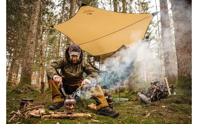 Amazonas Adventure Hängematten-Tarp Dunkelbraun 7 Amazonas Adventure Hängematten-Tarp Dunkelbraun – Bild 5