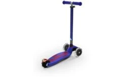 Micro Maxi Deluxe LED Kinder Kickboard Blau -Fiamma Verkäufe 541981 3535796