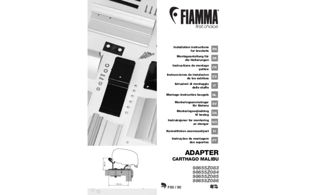 Fiamma Adapter Carthago Malibu 340 Markisenadapter Für Fiamma F80 / F65 340 3 Fiamma Adapter Carthago Malibu 340 Markisenadapter Für Fiamma F80 / F65 340