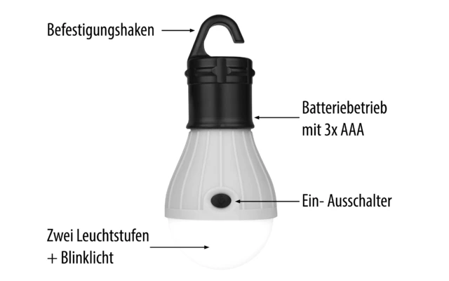 Calima Camping Hängelampe 4 Calima Camping Hängelampe – Bild 2