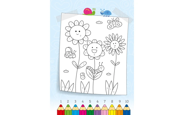 Kangaroo Kinderbücher Malen Nach Zahlen - Löwe 6 Kangaroo Kinderbücher Malen Nach Zahlen - Löwe – Bild 4