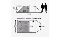 Kampa Mersea 3 Campingzelt Mit Stangen Für 3 Personen 430 X 230 X 125 Cm 5 Kampa Mersea 3 Campingzelt Mit Stangen Für 3 Personen 430 X 230 X 125 Cm -Fiamma Verkäufe 601015 4392247