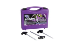 Blue Diamond Pegs Pro Schraubheringe Für Zelte 20 Teilig Aus Stahl