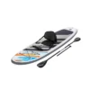 Bestway Hydro Force Stand Up Paddling Allround Board Set 5 Teilig White Cap Mit Sitz 305 X 84 X 12 Cm