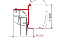 Fiamma Kit Pilote Explorateur Markisenadapter Für Fiamma F45