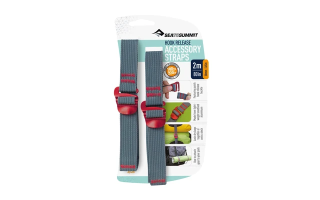 Sea To Summit Accessory Strap With Hook Buckle Spanngurt 10 Mm 8 Sea To Summit Accessory Strap With Hook Buckle Spanngurt 10 Mm – Bild 6