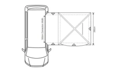 Outdoor Revolution Cayman Midi Air Vorzelt Low 180 Bis 210 Cm -Fiamma Verkäufe 633247 4431471