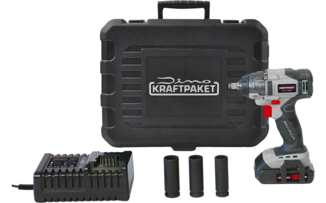 Dino KRAFTPAKET Akku-Schlagschrauber 260Nm Set 3 Dino KRAFTPAKET Akku-Schlagschrauber 260Nm Set