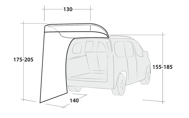 Outwell Seitenwand Upcrest 6 Outwell Seitenwand Upcrest – Bild 4