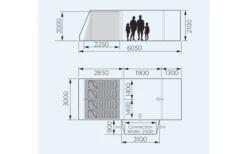 Dometic Rarotonga DA FTT 401 AIR LH Aufblasbares Driveaway Vorzelt 3 M Modell Links -Fiamma Verkäufe 707762 4801544