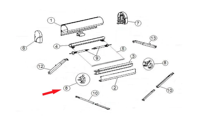 Thule Abdeckung Frontprofil (links+rechts) 3 Thule Abdeckung Frontprofil (links+rechts)