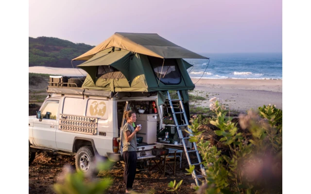 Gordigear Dachzelt Für 2 Personen Mit Staufläche 140 X 240 Cm Grün 5 Gordigear Dachzelt Für 2 Personen Mit Staufläche 140 X 240 Cm Grün – Bild 3