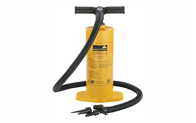 High Peak Doppelhubpumpe Gelb/schwarz 3 High Peak Doppelhubpumpe Gelb/schwarz