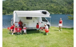 Fiamma F45s 260 Markise Gehäusefarbe Polar White Tuchfarbe Royal Grey 260 Cm -Fiamma Verkäufe 811757 5283851